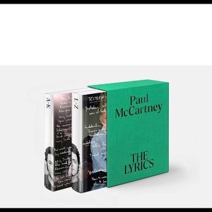 Paul McCartney “The Lyrics” book set & Tote. Brand New, Still sealed.